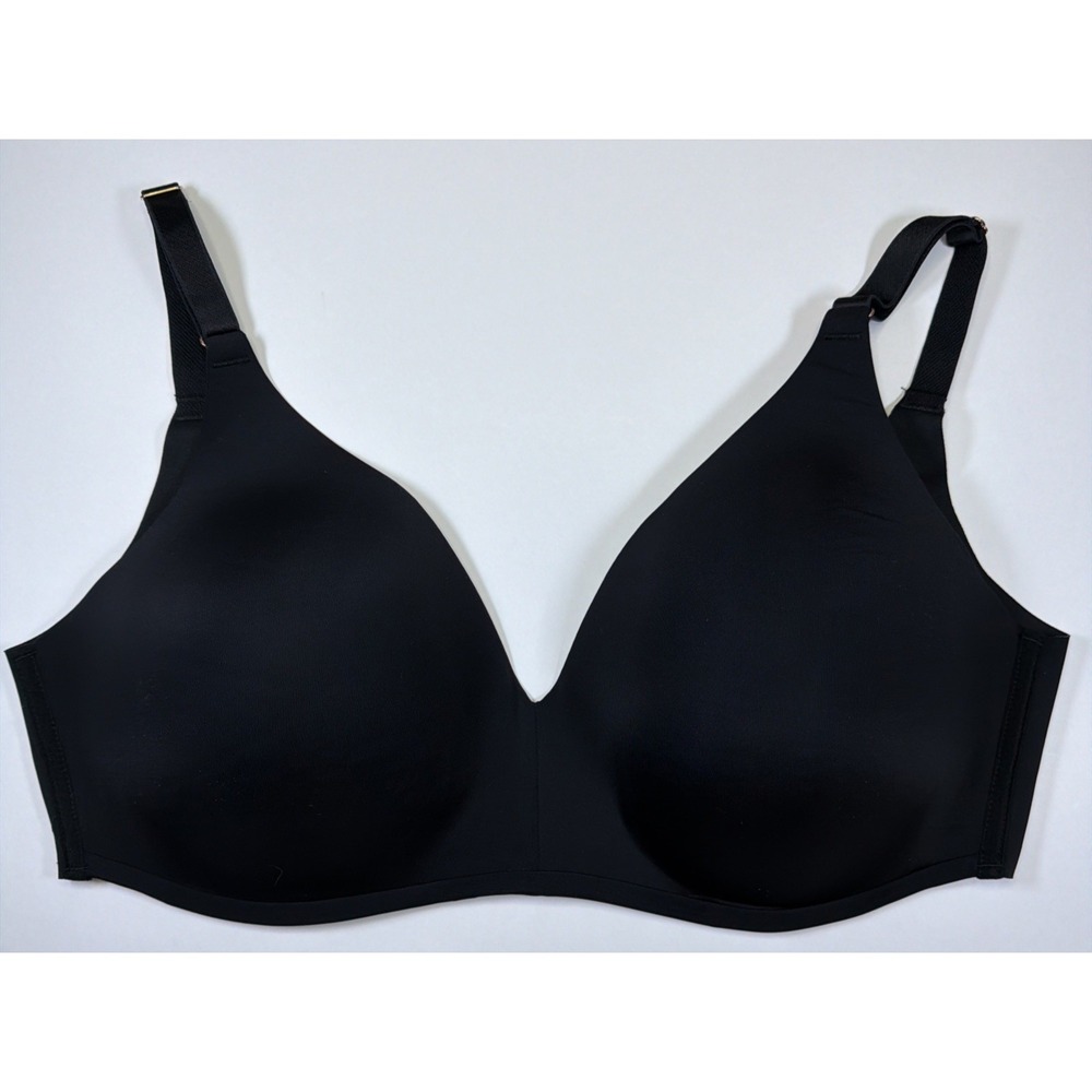 Soma Bra Womens 36DDD Black Vanishing 360 Wireless TShirt Lightly Lined Seamless